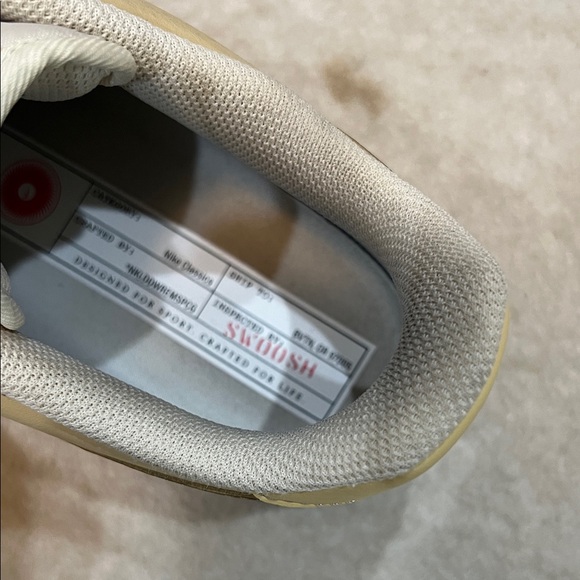 Nike Beige and White Sneakers - Picture 6 of 6